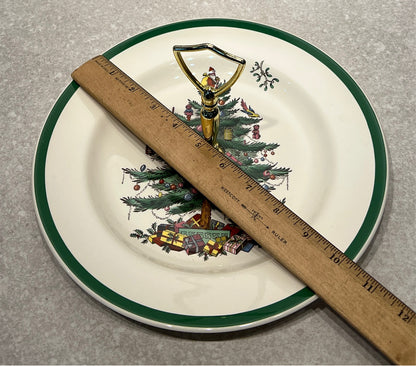 Spode Christmas Tree Handled Plate