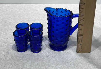 Blue Pitcher Set