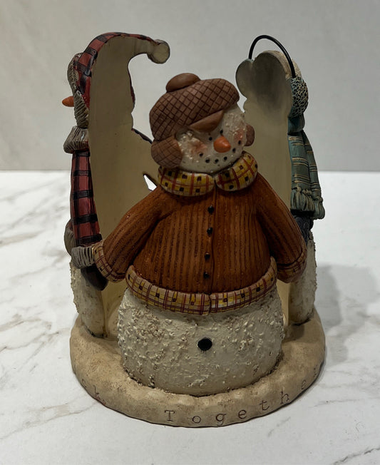 Snowman Candle Holder