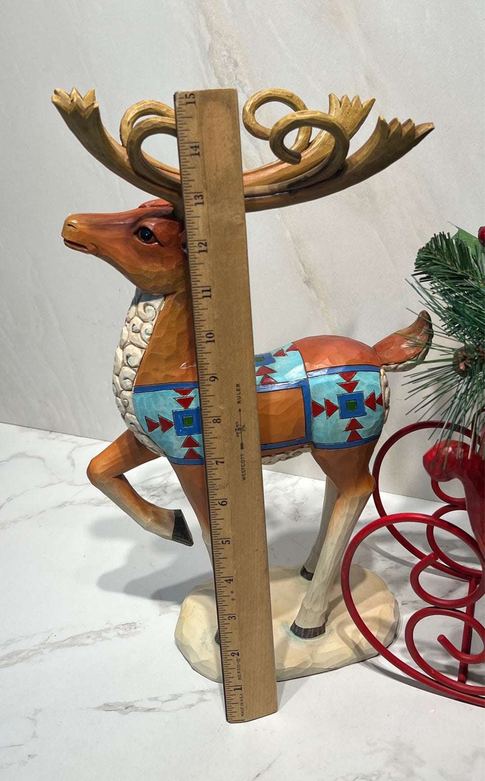Jim Shore Bethlehem Deer with Sleigh