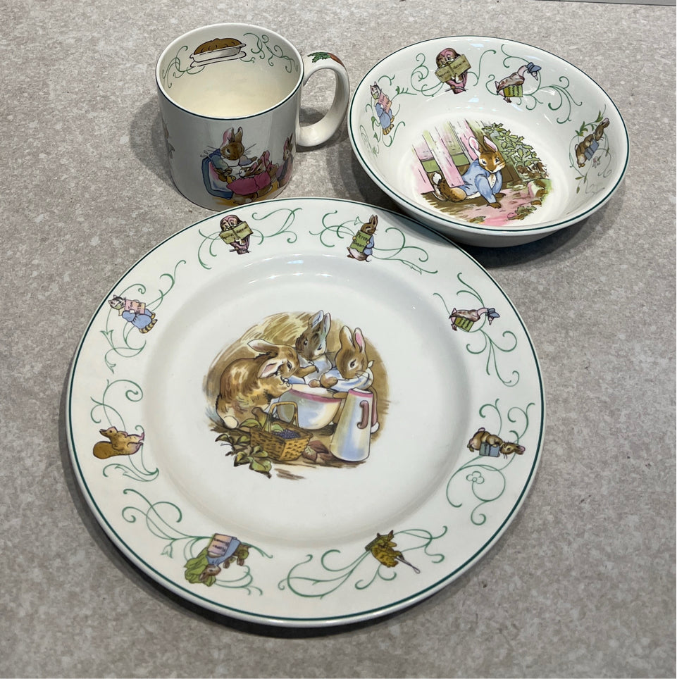Wedgwood Peter Rabbit 3-Piece Set
