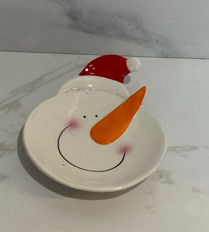 Snowman Dish