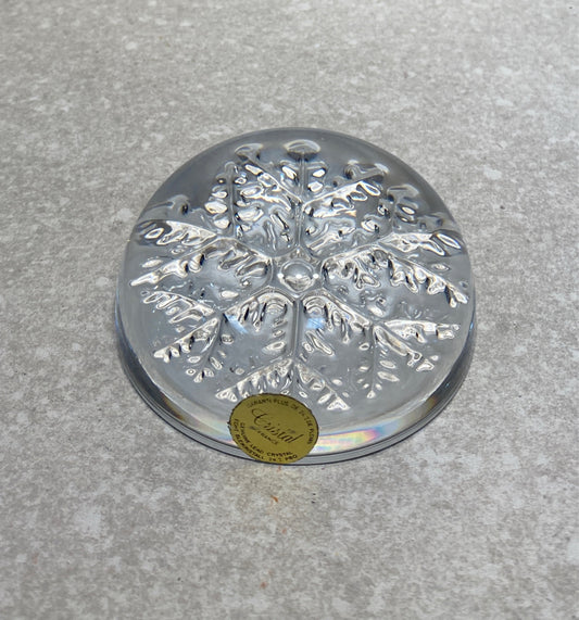 Crystal Snowflake Paperweight