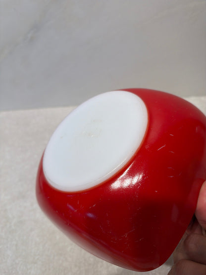Red Pyrex Bowl