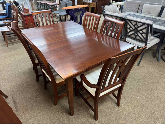 Kincaid Table, 6 Chairs, 2 Leafs