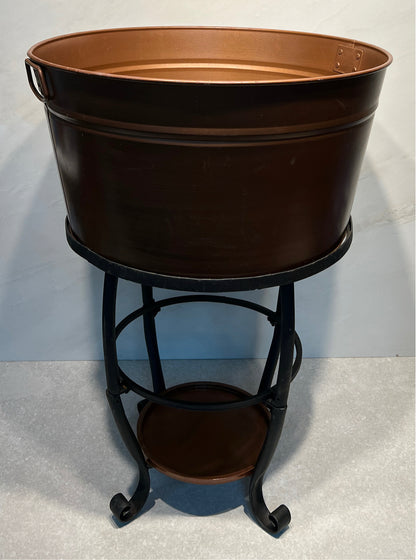 Bucket on stand