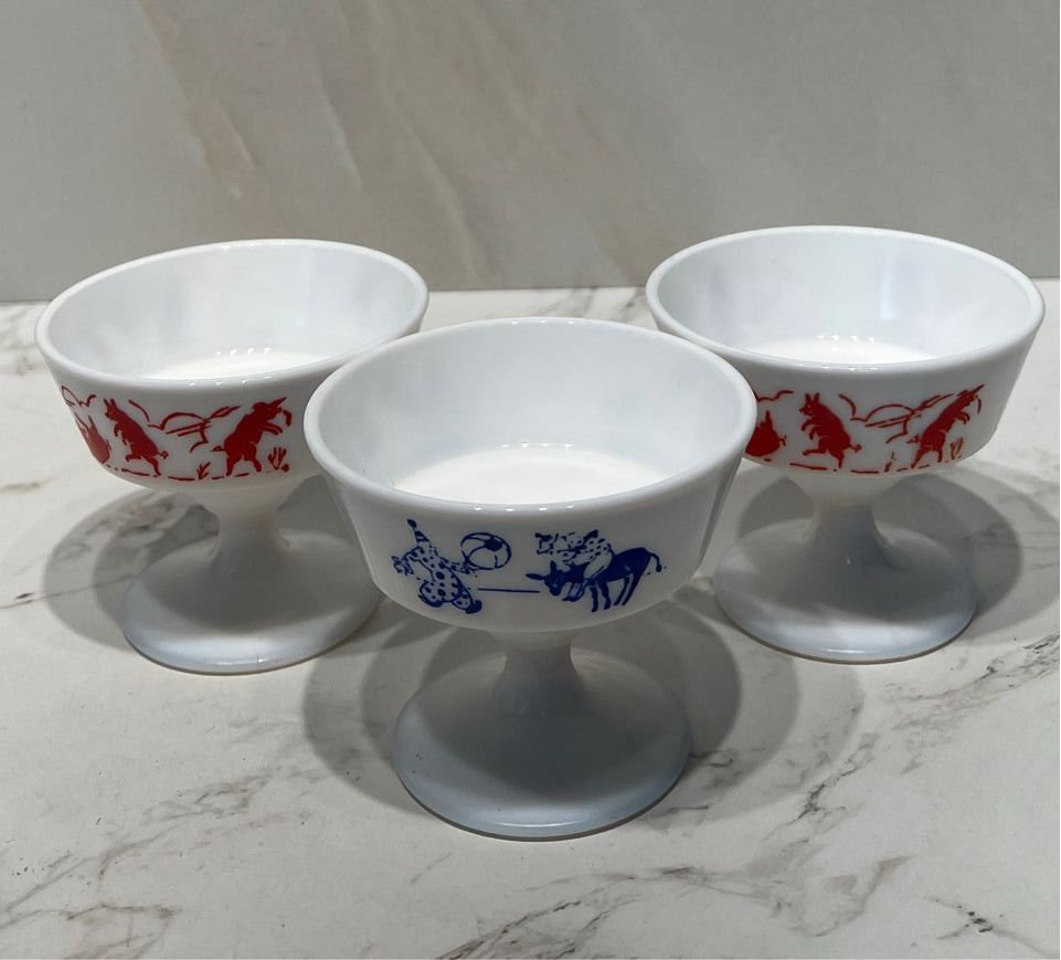 Set of 3 Vintage Glasses
