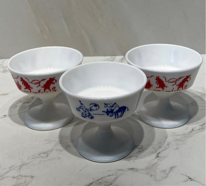 Set of 3 Vintage Glasses