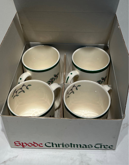 Set of 4 Spode Mugs