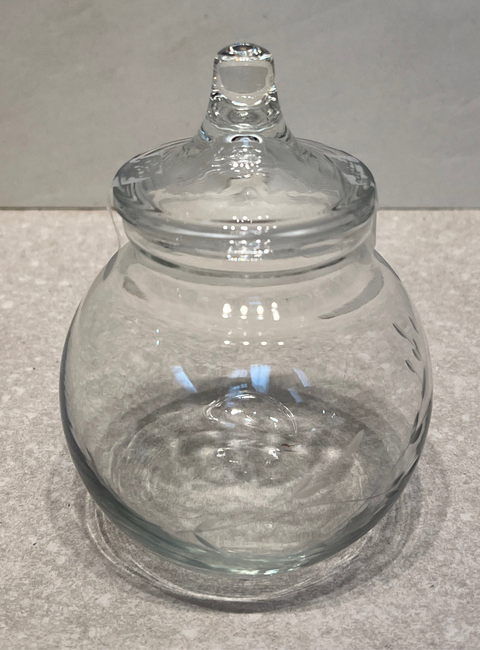 Covered Princess House Jar