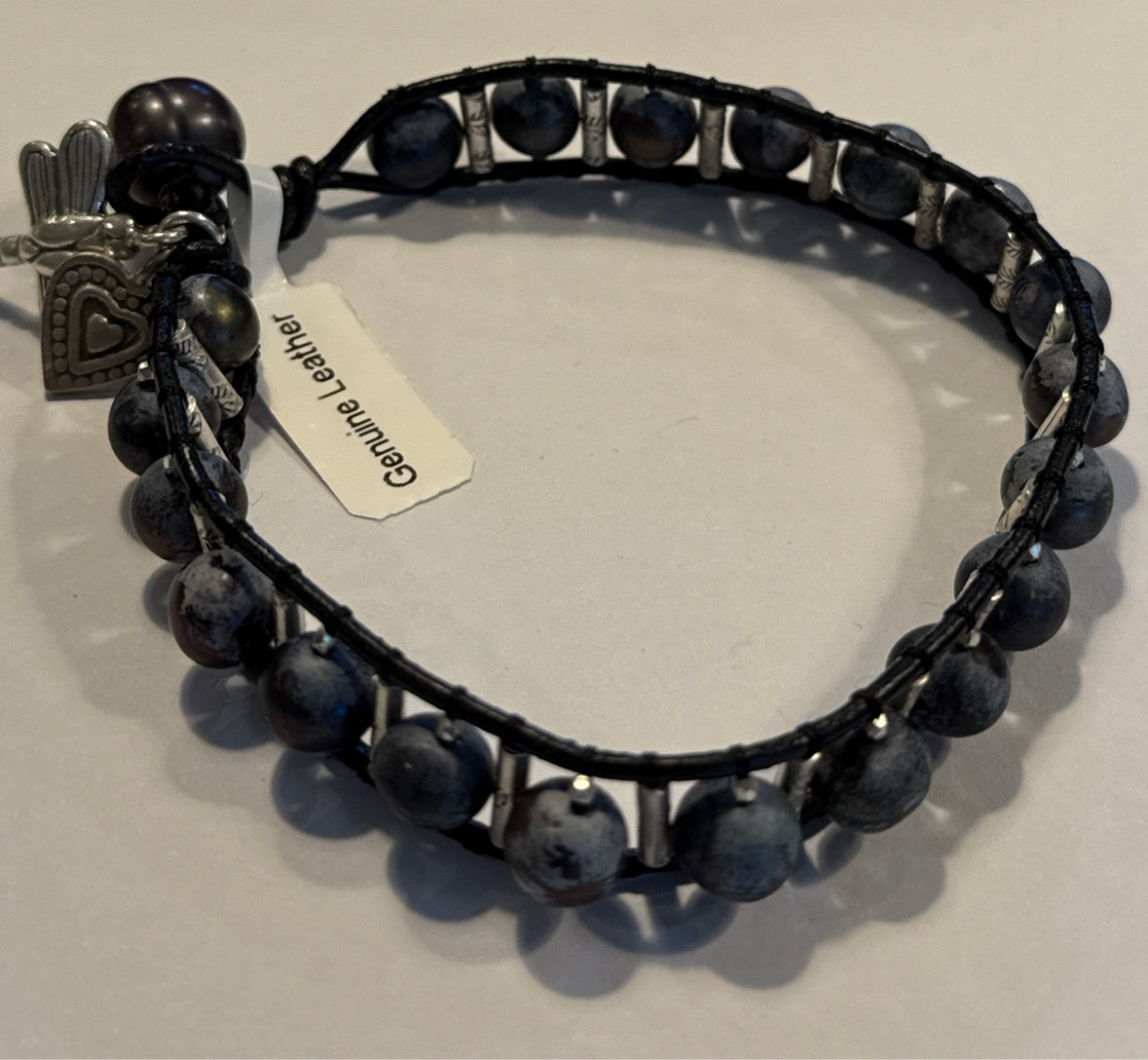 Sterling and Leather Bracelet