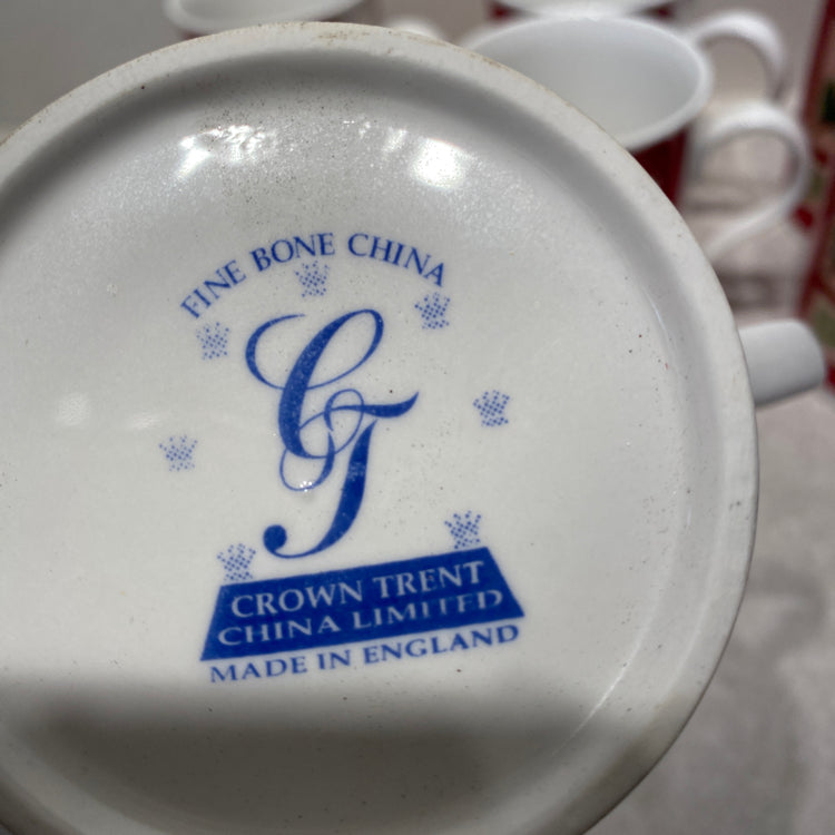 Set of 6 England Mugs