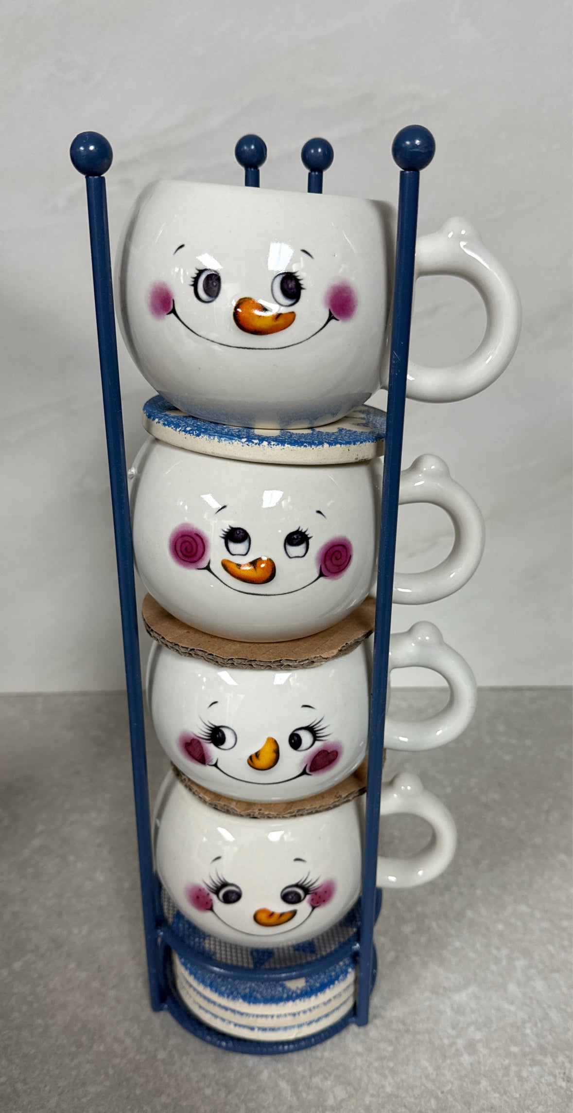 Mugs, Holder, & Coasters