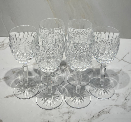 Set of 6 Waterford Glasses