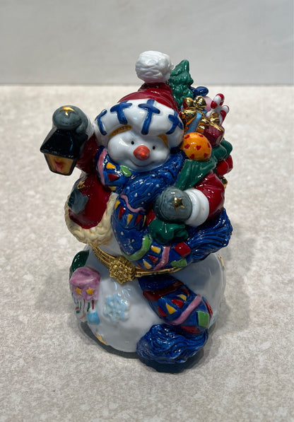 Snowman Trinket Box
