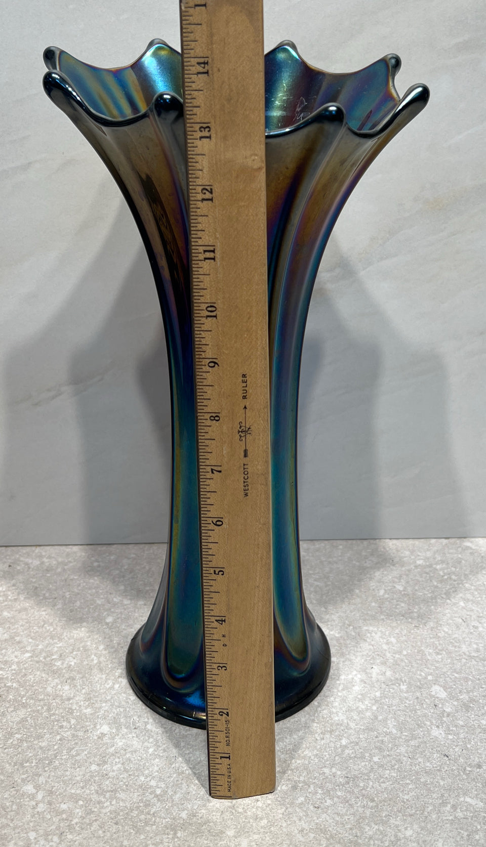 Large Amethyst Vase - as is