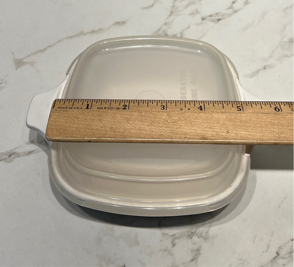 Covered Corning Ware