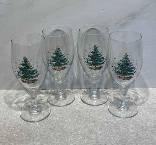 Set of 4 Nikko Goblets