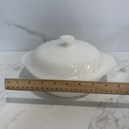 Fire King Covered Bowl