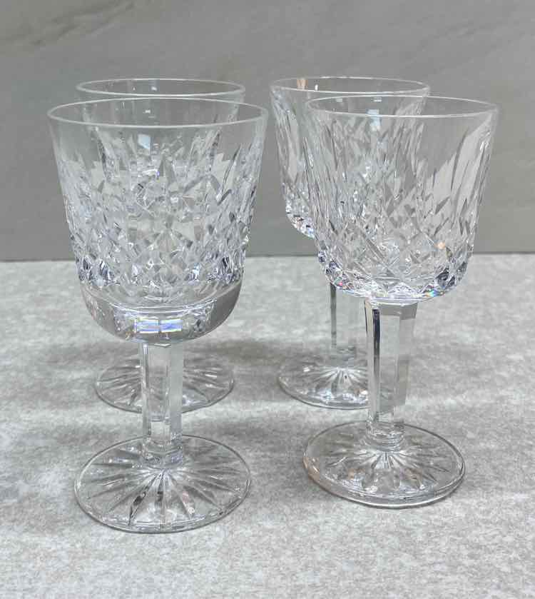 Set of 4 Waterford Lismore Glasses