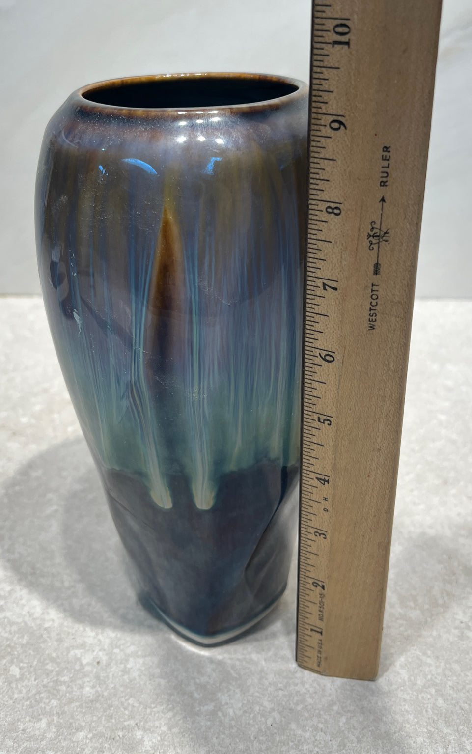 Signed Pottery Vase Bill Campbell