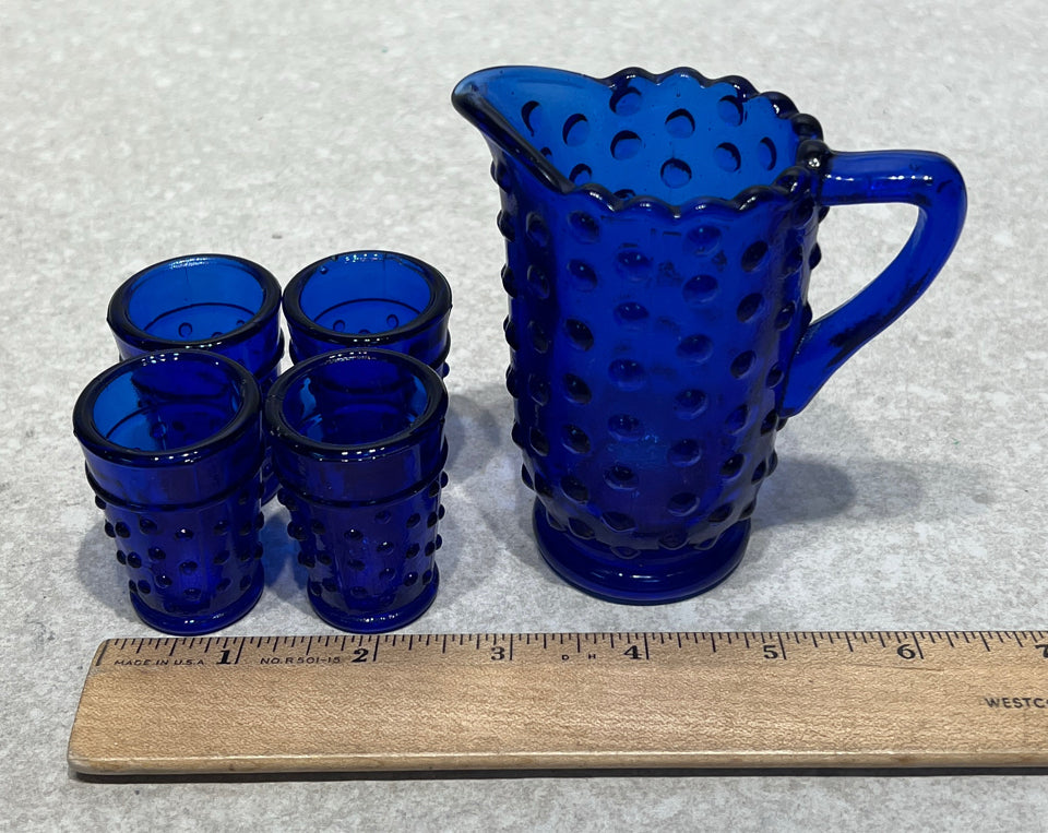 Blue Pitcher Set
