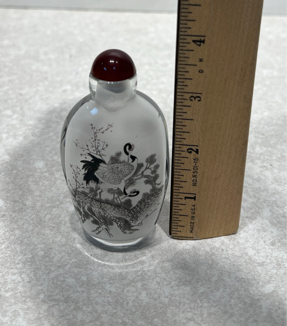 Chinese Reverse Painting Bottle