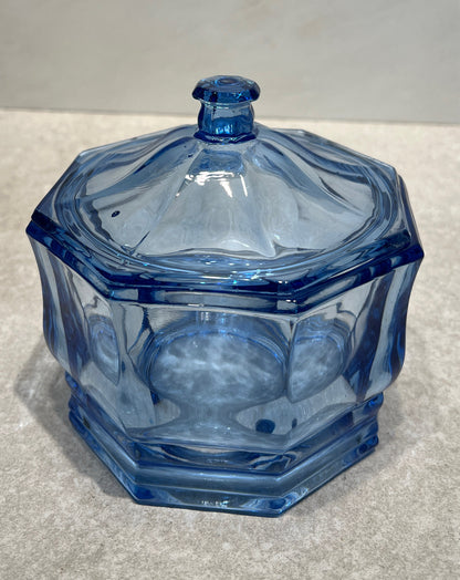 Covered Blue Dish