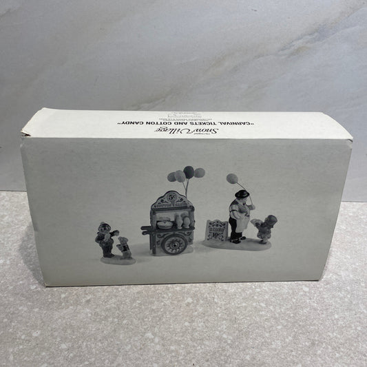 Dept. 56 Carnival Tickets And Cotton Candy