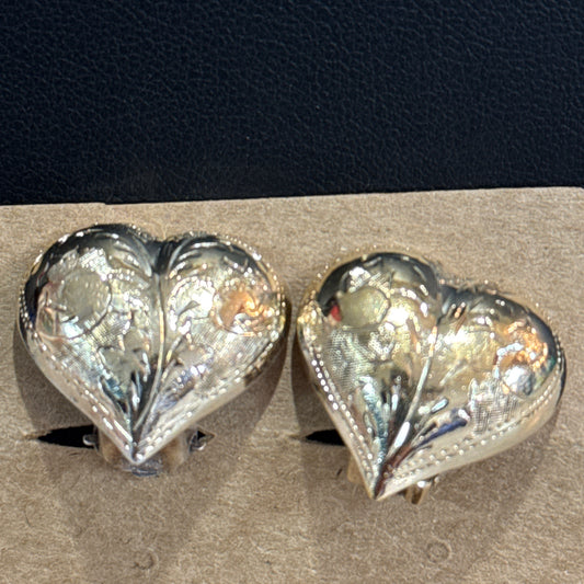 Sterling Heart Earrings