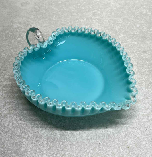 Fenton Heart Shaped Bowl