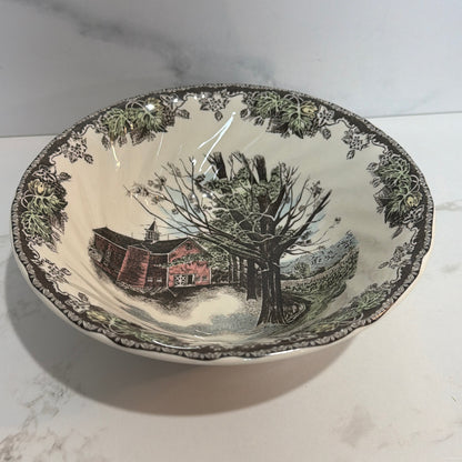 Friendly Village Serving Bowl