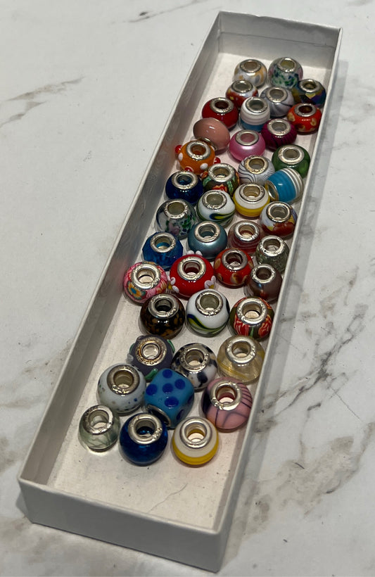 Lot of Sterling Beads