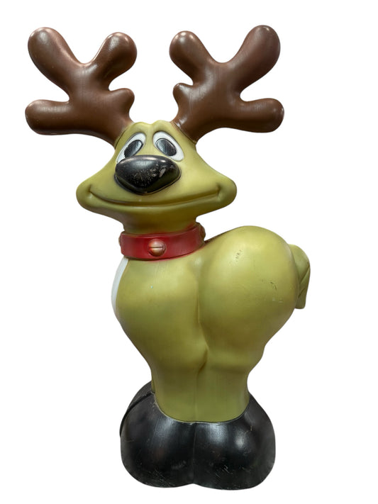 Vintage Deer Blow Mold -27" h
