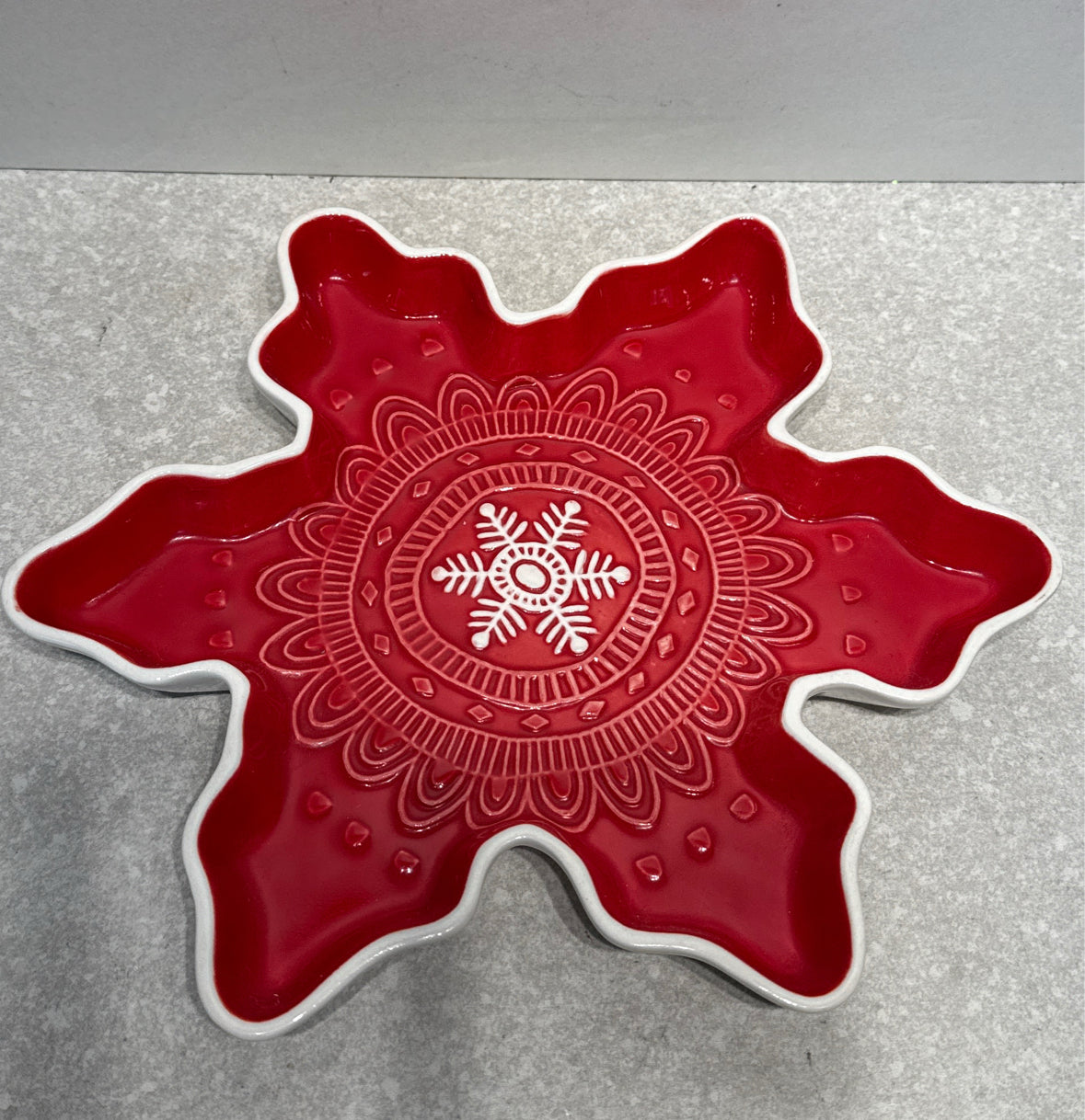 Snowflake Dish