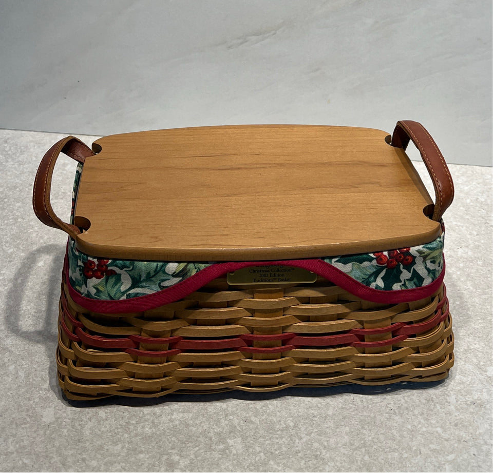 Covered Longaberger Basket