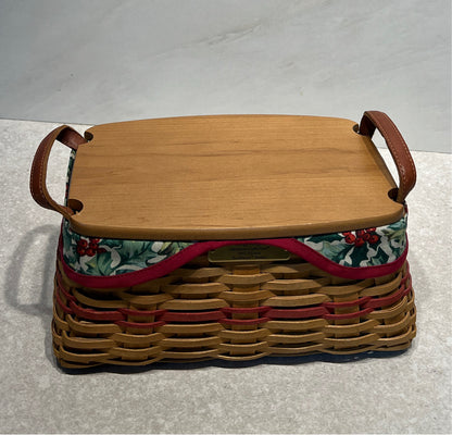 Covered Longaberger Basket