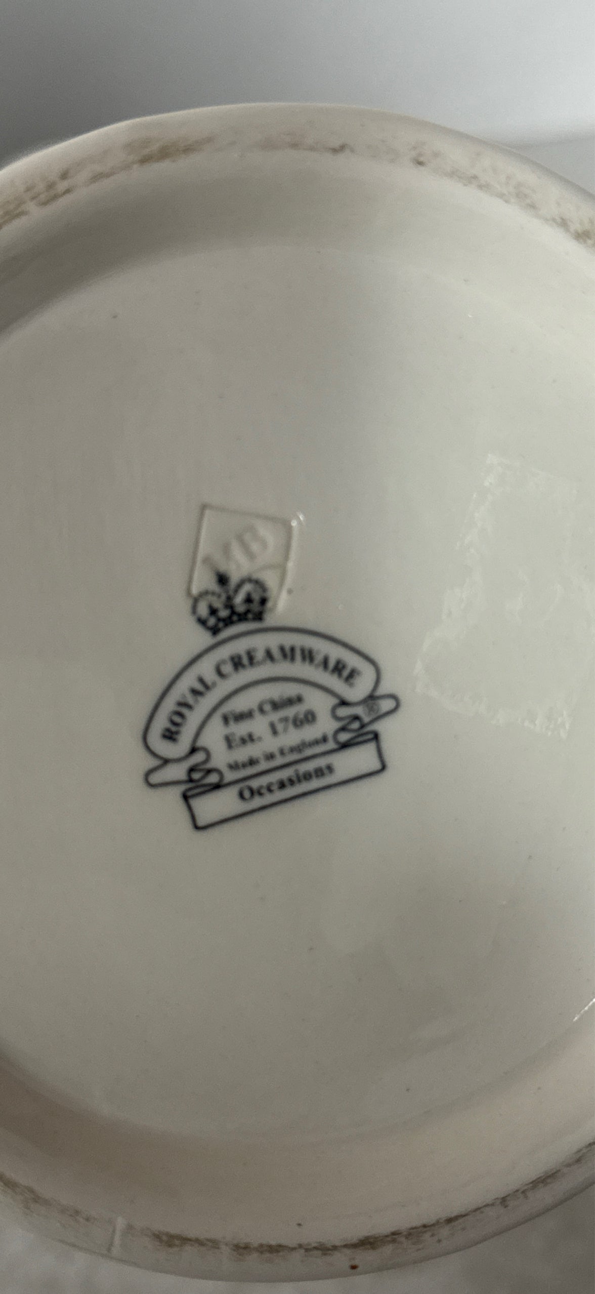 Royal Creamware  Puzzle Jug