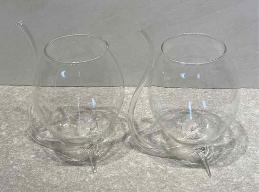 Pair of Vampire Wine Glasses