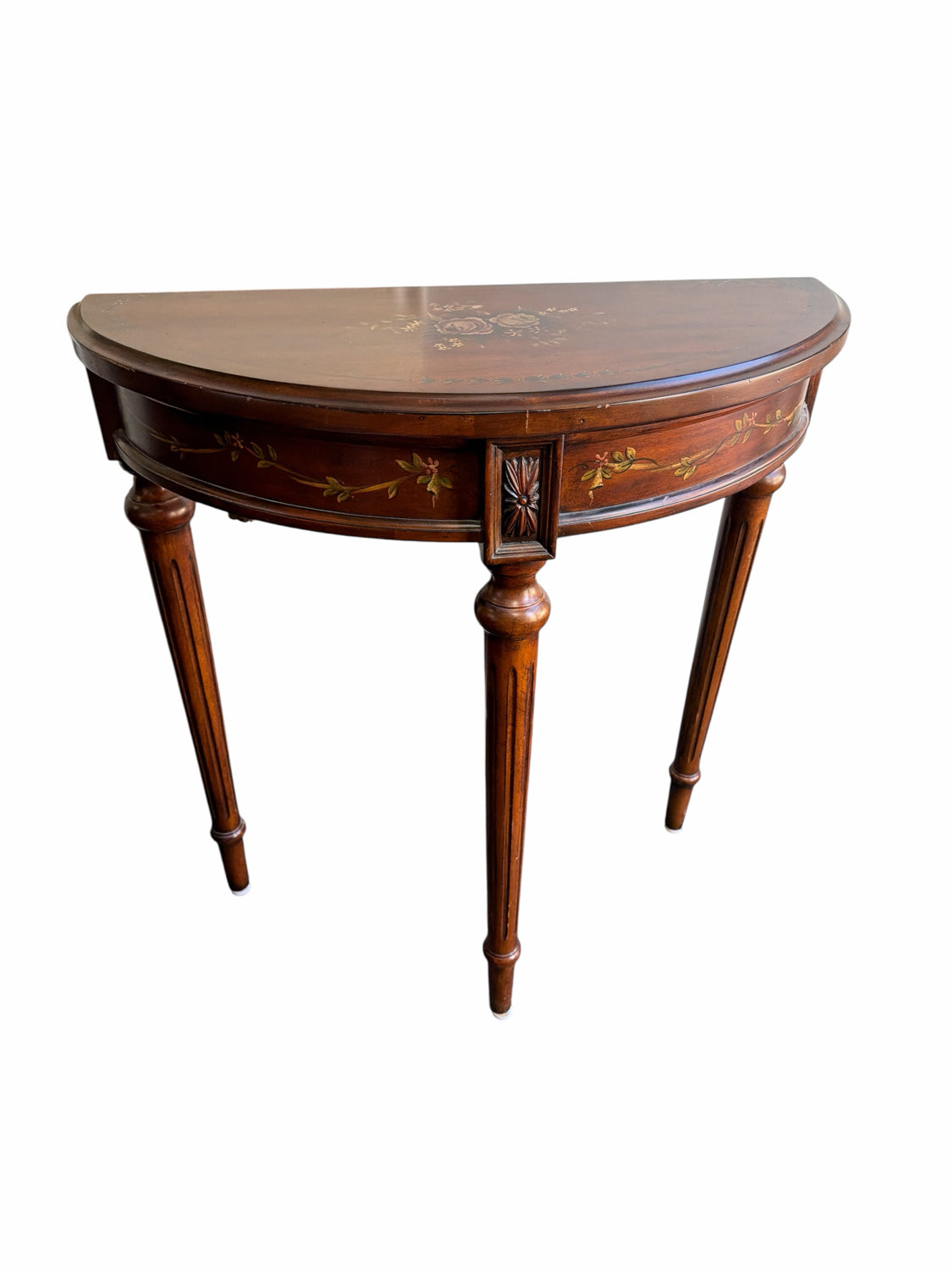 Ethan Allen Half Moon Table