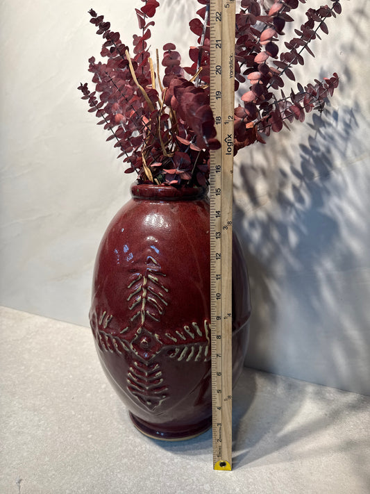 Vase With Artifical Decor