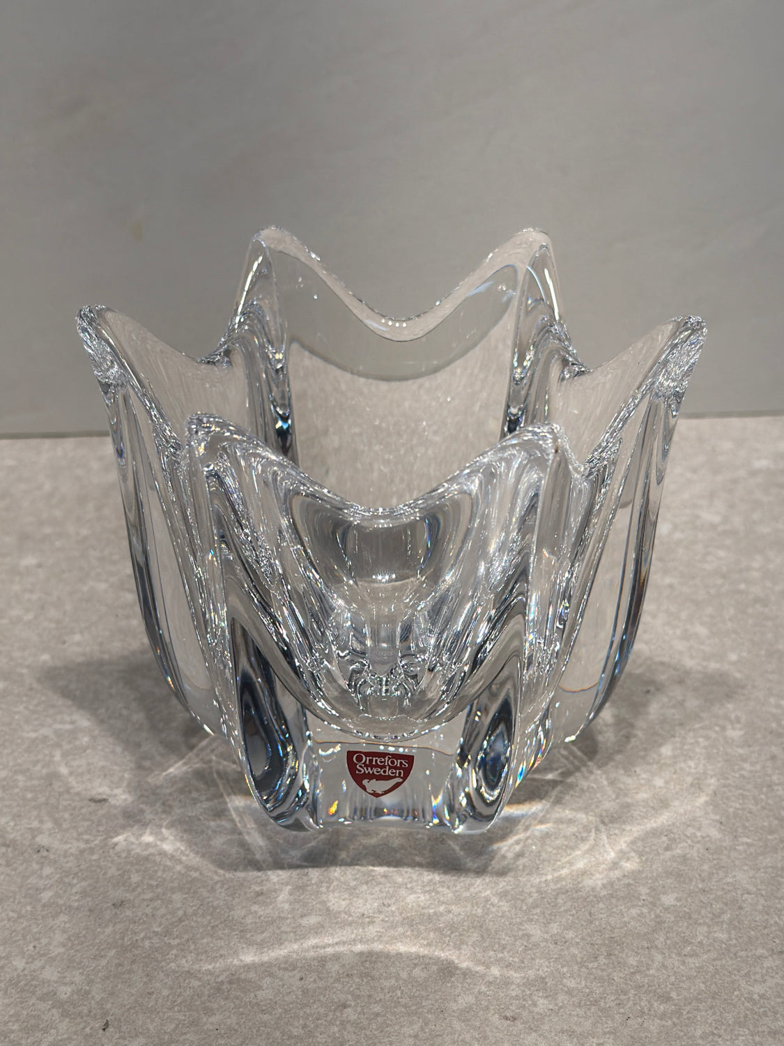 Orrefors Candle Holder