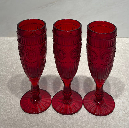 Set of 3 Pioneer Woman Glasses