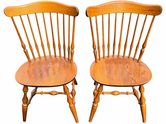 Set of 2 Nichols and Stone Chairs
