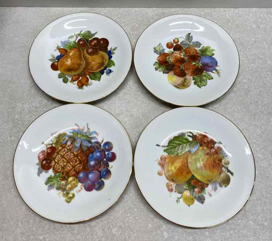 Set of 4 France Plates