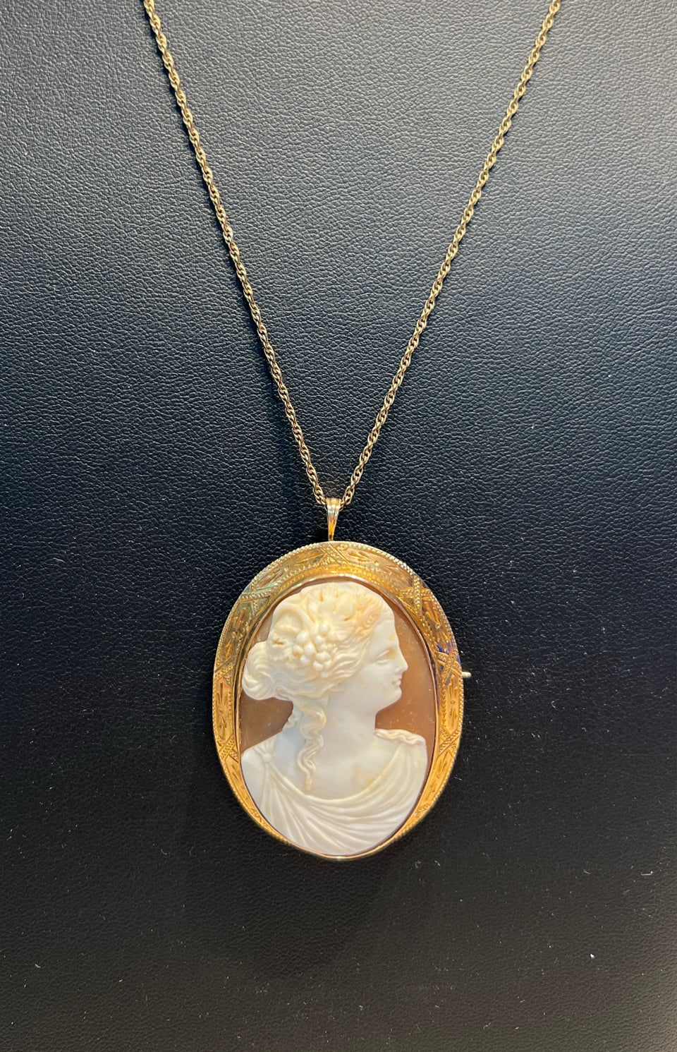 10K Cameo Pin/Pendant