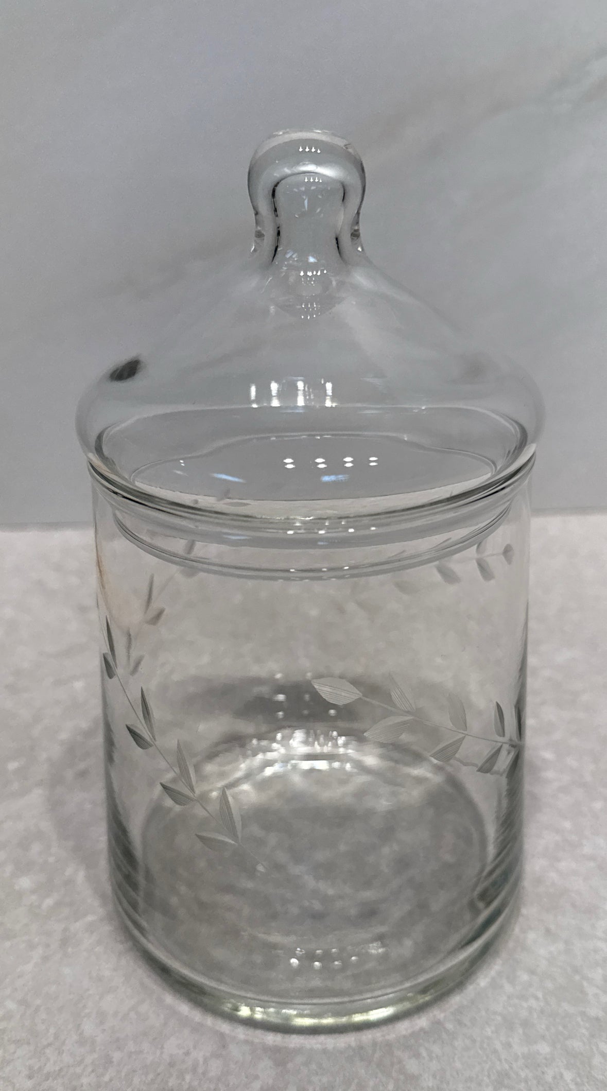 Covered Princess House Jar
