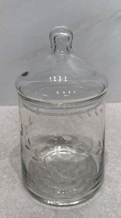 Covered Princess House Jar