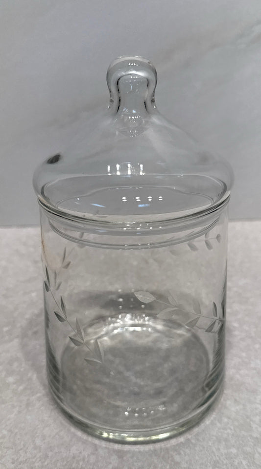 Covered Princess House Jar