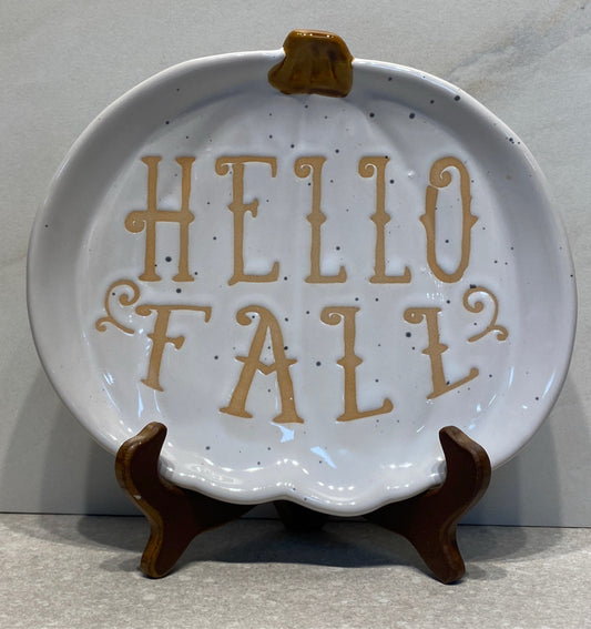 Hello Fall Plate